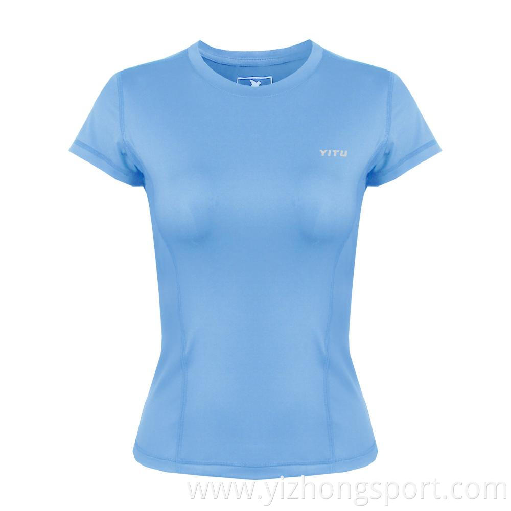 Fitness Womens T Shirt Polyester